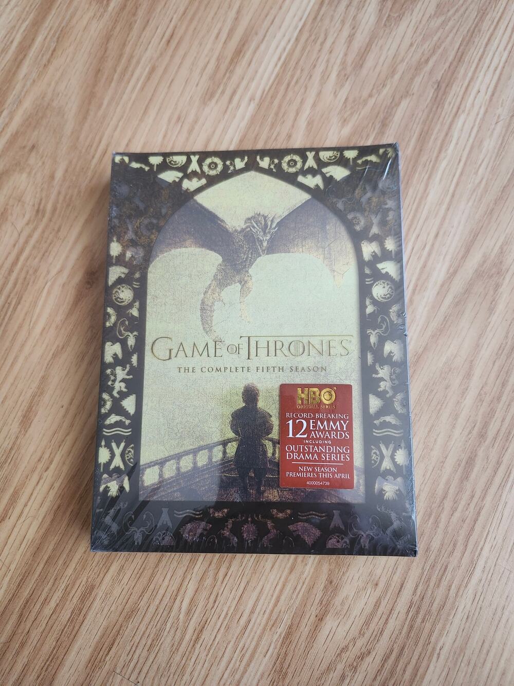 Game of‎ Thrones: The Complete Fifth Season (DVD, 2016, 5-Disc Set, HBO New)